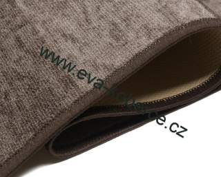 Kobercové běhouny Icona 44 tmavě hnědý